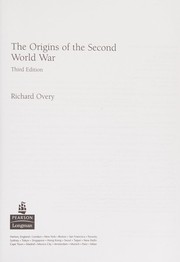 Cover of: The origins of the Second World War