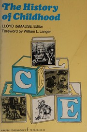 Cover of: The history of childhood