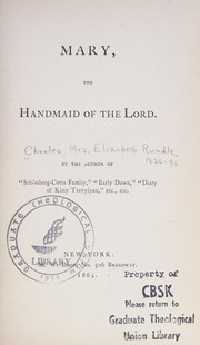 Cover of: Mary, the handmaid of the Lord