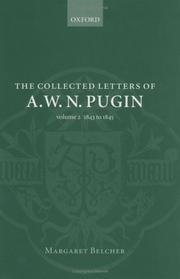 Cover of: The collected letters of A.W.N. Pugin