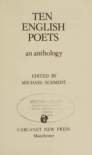 Cover of: Ten English poets: an anthology