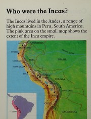 Cover of: The Incas (Living History Series)