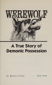 Cover of: Werewolf by Ed Warren
