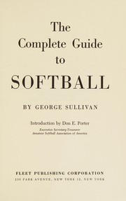 Cover of: The complete guide to softball.