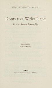 Cover of: Doors to a wider place by Christine Lindop