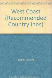Cover of: West Coast (Recommended Country Inns)