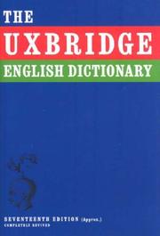 The Uxbridge English dictionary