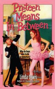 Cover of: Preteen means in between