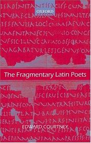 Cover of: The fragmentary Latin poets