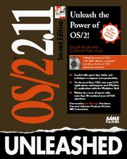 Cover of: OS/2 2.11 Unleashed/Book and CD-ROM (Unleashed) by David Moskowitz