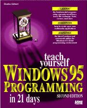 Cover of: Teach yourself Windows 95 programming in 21 days
