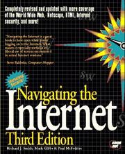 Cover of: Navigating the internet by Richard Joseph Smith