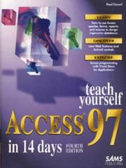 Cover of: Teach yourself Access 97 in 14 days