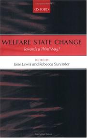 Welfare state change : towards a third way