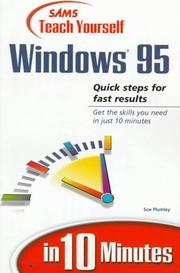 Sams teach yourself Windows 95 in 10 minutes