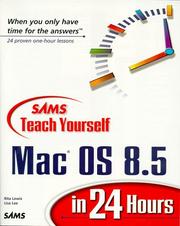 Sams teach yourself Mac OS 8.5 in 24 hours