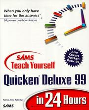 Sams teach yourself Quicken Deluxe 99 in 24 hours