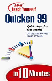 Sams teach yourself Quicken Deluxe 99 in 10 minutes