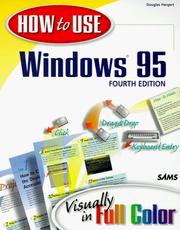 Cover of: How to use Windows 95 by Douglas Hergert