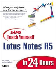 Sams teach yourself Lotus Notes 5 in 24 hours