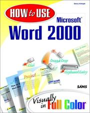 How to use Microsoft Word 2000 visually in full color