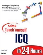 Sams teach yourself ICQ in 24 hours