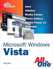 Cover of: Sams Teach Yourself Microsoft Windows Vista All in One (Sams Teach Yourself)