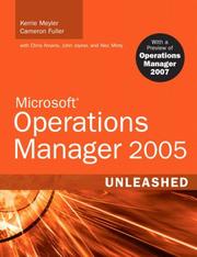 Microsoft Operations manager 2005 unleashed