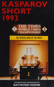 Cover of: Kasparov v. Short 1993: the official book of the match