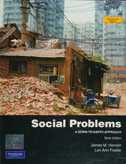 Cover of: Social Problems: A Down-to-Earth Approach