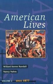 Cover of: American Lives, Volume II (American Lives)