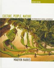 Cover of: Culture, people, nature