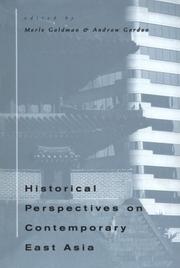Cover of: Historical Perspectives on Contemporary East Asia