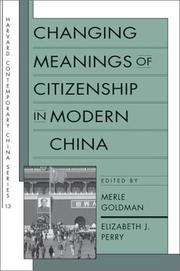 Changing meanings of citizenship in modern China