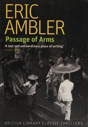 Cover of: Passage of Arms by Eric Ambler