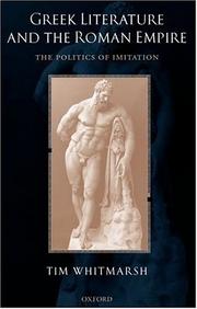Cover of: Greek Literature and the Roman Empire