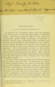 Cover of: Rochester Castle