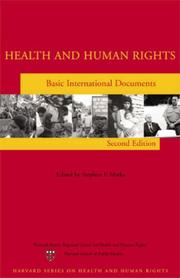 Health and human rights : basic international documents