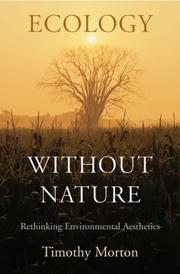 Ecology without Nature by Timothy Morton