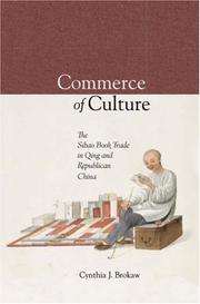 Commerce in culture : the Sibao book trade in the Qing and Republican periods