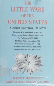 Cover of: The little wars of the United States