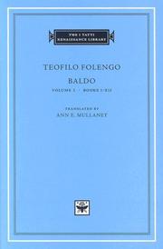 Cover of: Baldo, Volume 1, Books I-XII (The I Tatti Renaissance Library)