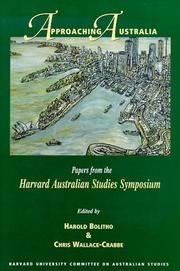 Approaching Austrialia : papers from the Harvard Australian Studies Symposium