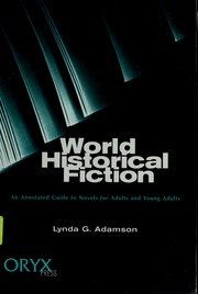 Cover of: World Historical Fiction by Lynda G. Adamson