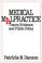 Cover of: Medical malpractice
