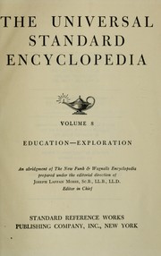 Cover of: The Universal standard encyclopedia.: An abridgement of The New Funk & Wagnalls encyclopedia