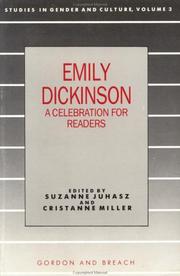 Cover of: Emily Dickinson: a celebration for readers : proceedings of the conference held on September 19-21, 1986 at the Claremont Colleges