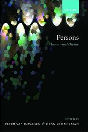 Cover of: Persons: Human and Divine
