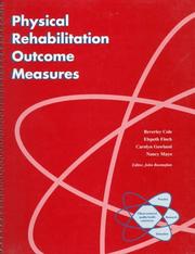 Physical rehabilitation outcome measures