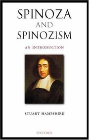 Cover of: Spinoza and Spinozism